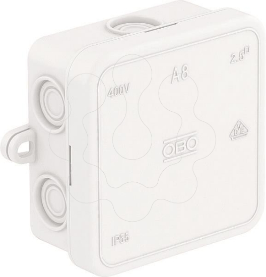 Imagem de Caixa de derivacao 75x75x36 PE branco puro 9010