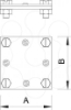 Imagem de Cruzeta sem placa intermedia 30mm St FT