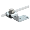 Imagem de Suporte de ligacao com dupla presilha 82x30x26 Alu aluminio