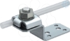 Imagem de Suporte de ligacao com dupla presilha 82x30x26 Alu aluminio