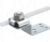 Imagem de Suporte de ligacao com dupla presilha 82x30x26 Alu aluminio