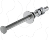 Imagem de Varao roscado para 1 base de betao FangFix 270mm A2 1.4301
