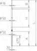 Imagem de Haste captora isolada+saida para cabo isCon interior 6000mm GFK