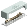 Imagem de Barra equipotencial com pe metalico 188mm CuZn cinzento