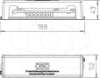 Imagem de Barra equipotencial com pe metalico 188mm CuZn cinzento