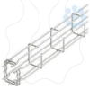 Imagem de Caminho de cabos varao G Magic 75x50x3000 V4A 1.4401 2B
