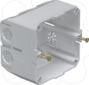 Imagem de Caixa de aparelhagem para aparelhos com aro PVC cinzento claro 7035