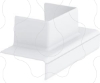 Imagem de Derivacao em T 130 em WDK 40060 120x52x56 PC/ABS branco puro 9010