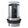 Imagem de Deskbox retratil para montagem em mesas Alu EL aluminio