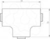 Imagem de Derivacao em T 20x50mm PVC branco puro 9010