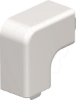 Imagem de Angulo plano livre de halogeneo 20x20mm PC/ABS branco puro 9010
