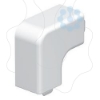 Imagem de Angulo plano livre de halogeneo 20x20mm PC/ABS branco puro 9010