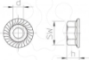 Imagem de Porca combinada com anilha combinada M6 A2 1.4301 2B