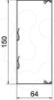 Imagem de Calha com base perfurada 60x150x2000 St FSK branco puro 9010