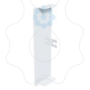 Imagem de Topo 60x200mm St FSK branco puro 9010