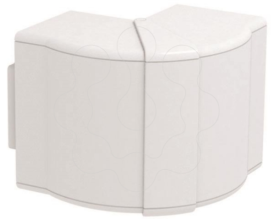 Imagem de Ângulo externo variável 70x110mm, PC/ABS, branco puro, 9010