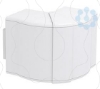 Imagem de Angulo interno variavel 70x110mm PC/ABS branco puro 9010