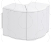 Imagem de Angulo interno variavel 70x110mm PC/ABS branco puro 9010