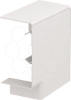 Imagem de Angulo plano Tampa de montagem 70x130mm PC/ABS branco puro 9010