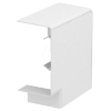 Imagem de Angulo plano Tampa de montagem 70x130mm PC/ABS branco puro 9010