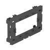 Imagem de Suporte de montagem Modul 45 versao aberta 15x76x127 PA cinzento claro 7035