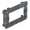 Imagem de Suporte de montagem Modul 45 versao aberta 15x76x127 PA cinzento claro 7035