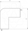 Imagem de Angulo externo 15x30mm PVC branco puro 9010