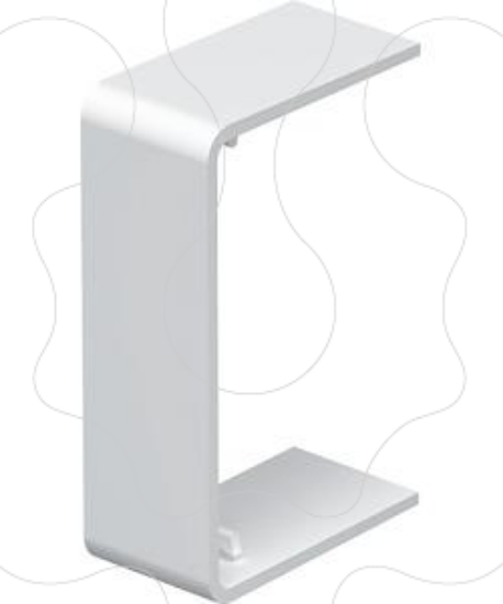 Imagem de Tapa juntas para WDK 40090 42x93x18mm, PVC, branco puro, 9010