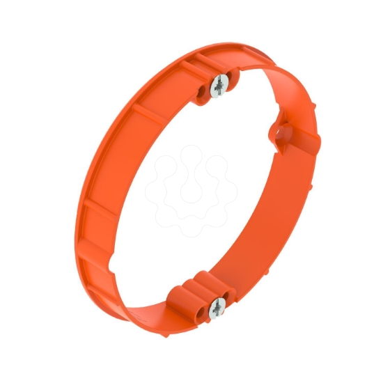 Imagem de Anel de nivelamento HW para caixa de paredes ocas Ø68mm, H10mm, PP, cor-de-laranja