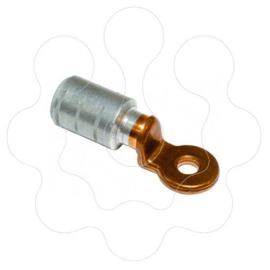 Imagem de CAUBT300 Terminal bimetálico 300mm² M10 Cu/Al para cravação hexagonal NFC63-061-B KLAUKE
