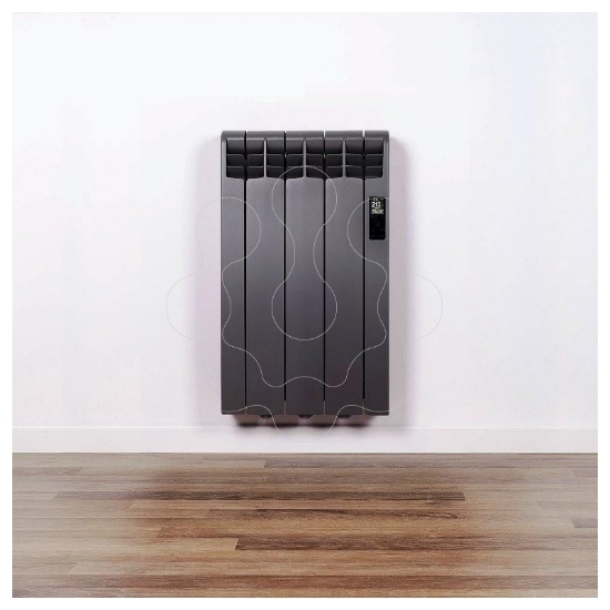 Imagem de Radiador Elétrico DESIGNLINE 3 Elementos 330W cinzento