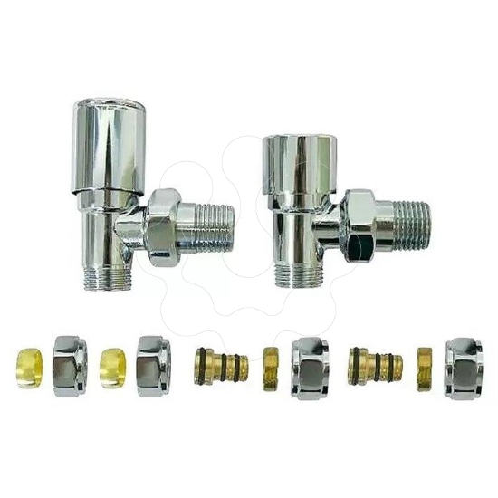 Imagem de Kit Válvula + Detentor + Adaptador 1/2'' preto