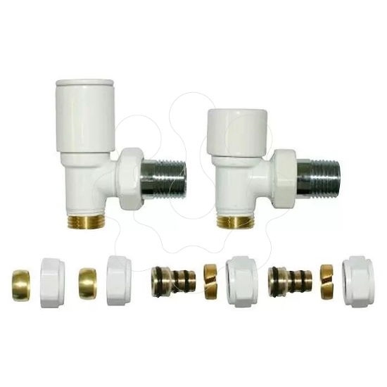 Imagem de Kit Válvula + Detentor + Adaptador 1/2'' branco