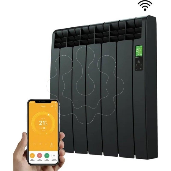 Imagem de Radiador Elétrico DESIGNLINE 5 Elementos 550W preto