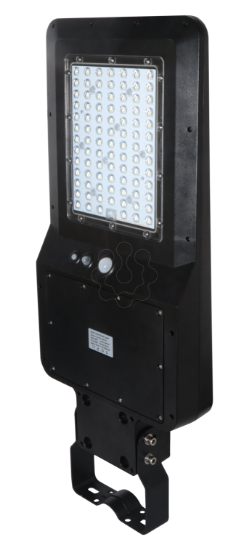 Imagem de Vial 40W c/placa solar, sensor e bateria 12000mah / 9,6V Preto IP65 6000lm 4000K