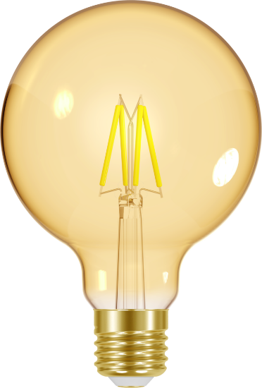 Imagem de Lâmpada Vintage Filamento Globo G95 5W E27 2200k 320Lm - Âmbar