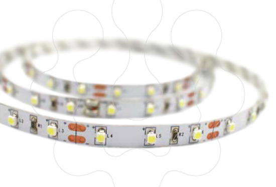 Imagem de Tira LED 4,8W IP20 24V Amarelo 108lm/m SMD3528 60 LED/m 5 metros