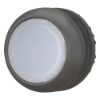 Imagem de Pulsador luminoso rasante, 22 mm, Retorno, Blanco, Anillo Negro