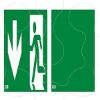 Imagem de Perspex Safelite 20m com pictograma seta baixo