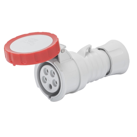 Imagem de Tomada Recta HP IP67 3P+N+T 32A 400V 6H Vermelho