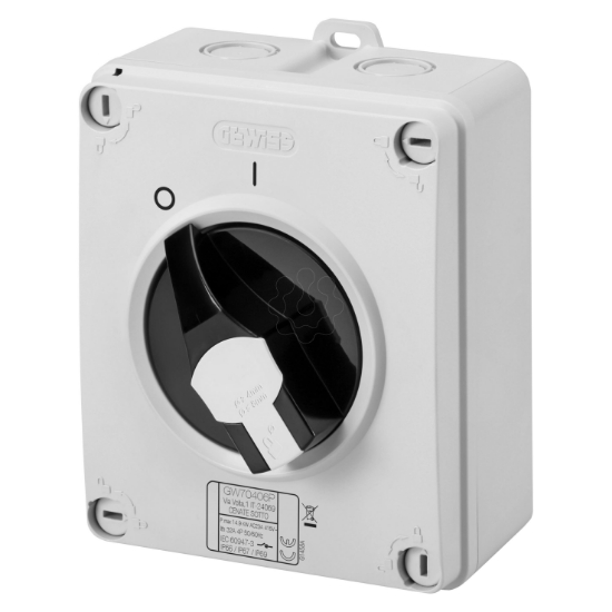 Imagem de Interruptor Rotativo Isolante 25A 2P - Controlo