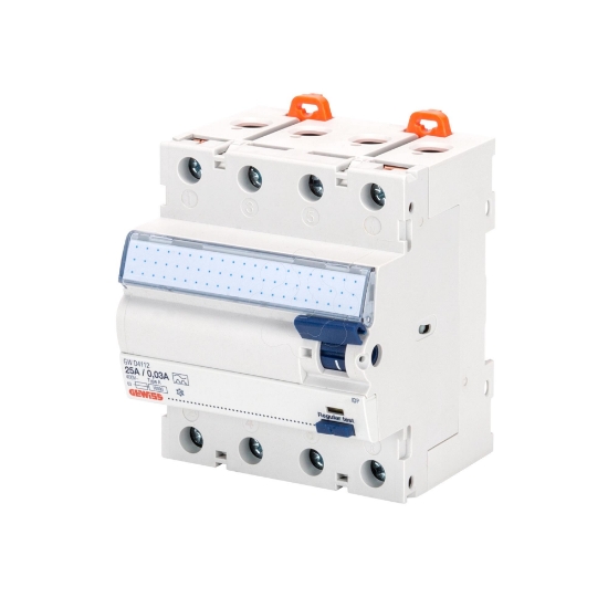 Imagem de Disjuntor Diferencial Puro IDP 4P 40A AC - Classe Instantânea 0,3A - 4 Mód