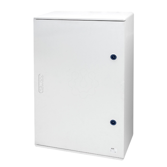 Imagem de Caixa Estanque Porta Cega c/Fechadura IP66 405x500x200 - Cinzento