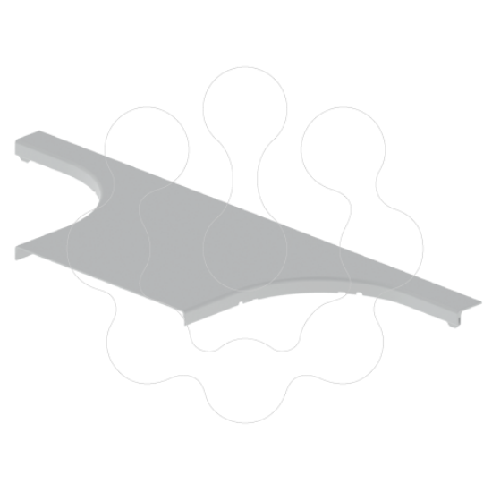 Imagem de 66 Tampa derivação T cinzento 300 U23X