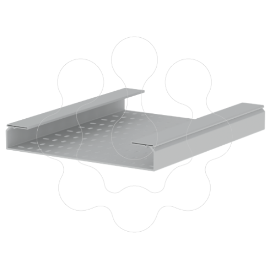 Imagem de 66 Caminho de cabos perfurado cinzento 60x400 U23X