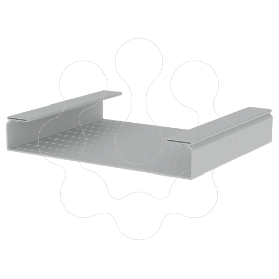 Imagem de 66 Caminho de cabos perfurado cinz. 100x600 U23X