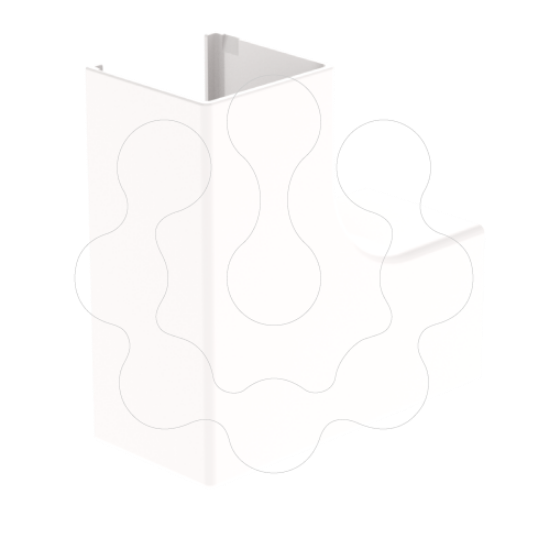 Imagem de 31 Ângulo plano branco 35X35 U24X