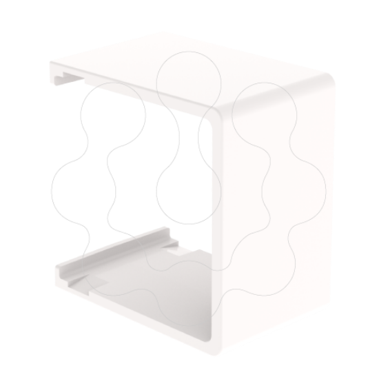 Imagem de 31 Peça de união branco 35x35 U24X