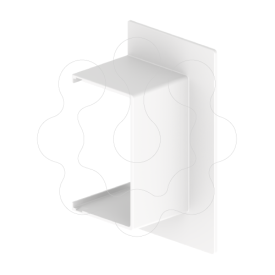 Imagem de 31 Junta de parede reta branco 45x75 U24X