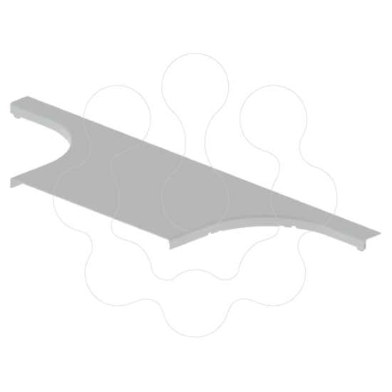 Imagem de 66 Tampa derivação T cinzento 400 U48X